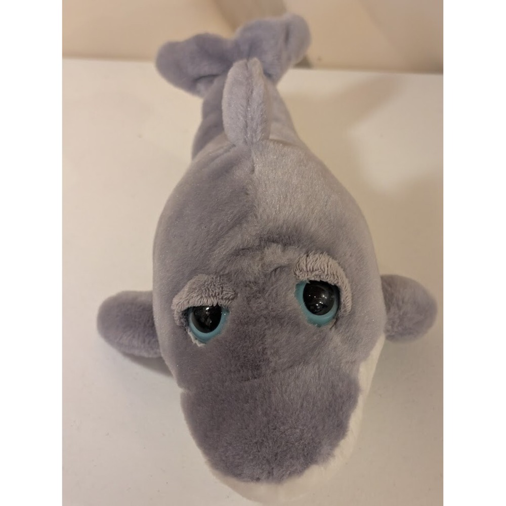 The Petting Zoo Plush Dolphin 10" Gray‎ & White Stuffed Animal Toy - Picture 2 of 4